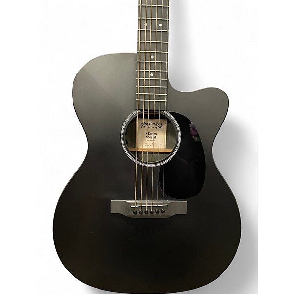 Used Martin X SERIES SPECIAL Black Acoustic Electric Guitar