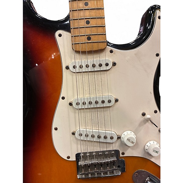 Used Fender Standard Stratocaster 3 Color Sunburst Solid Body Electric Guitar