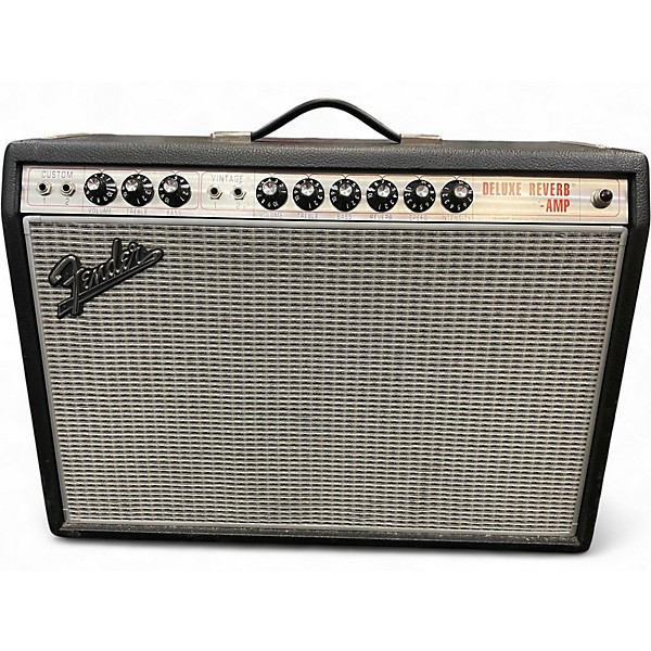 Used Fender 1968 Custom Deluxe Reverb 22W 1x12 Tube Guitar Combo Amp