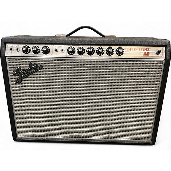 Used Fender 1968 Custom Deluxe Reverb 22W 1x12 Tube Guitar Combo Amp
