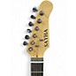 Used Sayha electric guitar Black Solid Body Electric Guitar