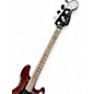 Used 2022 Fender American Ultra Precision Bass Plus Top Ebody Fingerboard Transparent Sunset Orange Electric Bass Guitar