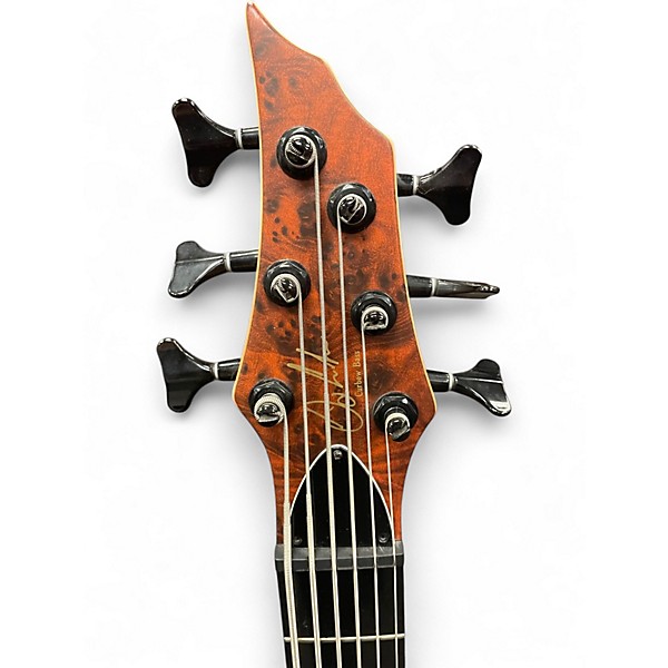 Used Cort Curbow Burl Walnut Electric Bass Guitar