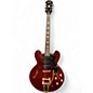 Used Epiphone Rivera P90 Wine Red Hollow Body Electric Guitar thumbnail