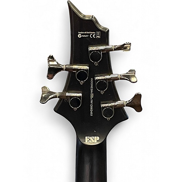 Used ESP LTD B335 5 String Black Electric Bass Guitar