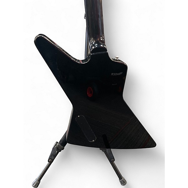 Used Epiphone Explorer Black and White Solid Body Electric Guitar