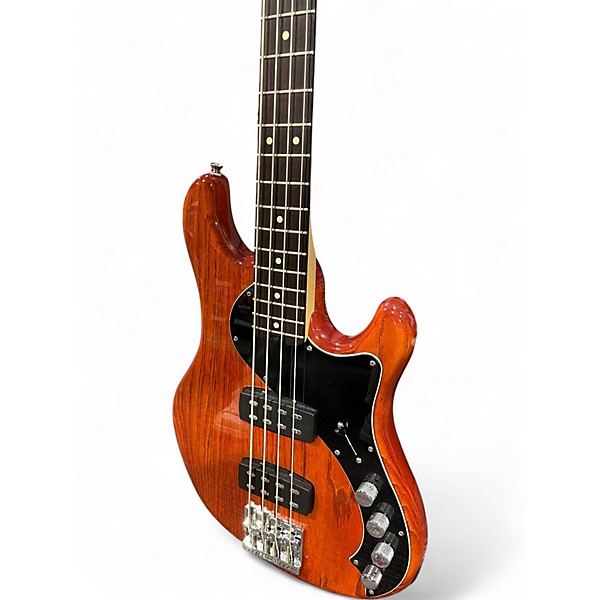 Used Fender American Deluxe Dimension Bass IV HH CAYENNE Electric Bass Guitar