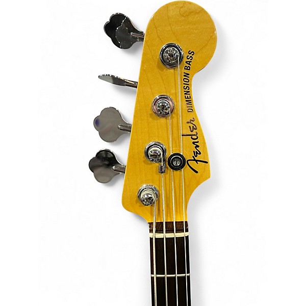 Used Fender American Deluxe Dimension Bass IV HH CAYENNE Electric Bass Guitar