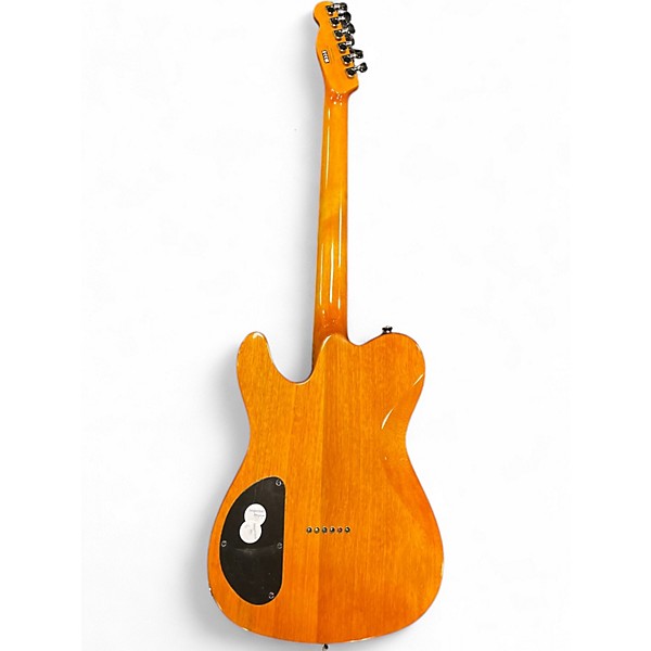 Used Fender Special Edition Custom Telecaster FMT HH Amber Solid Body Electric Guitar