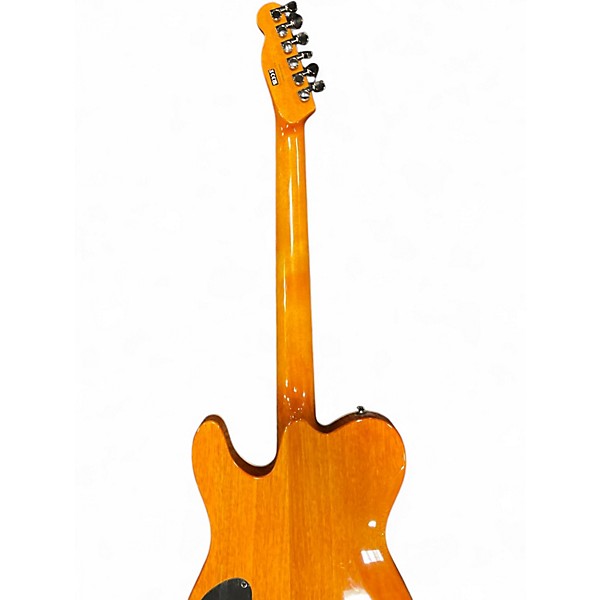 Used Fender Special Edition Custom Telecaster FMT HH Amber Solid Body Electric Guitar