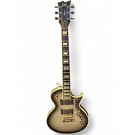 Used ESP LTD EC1000 Deluxe Silver Sunburst Solid Body Electric Guitar