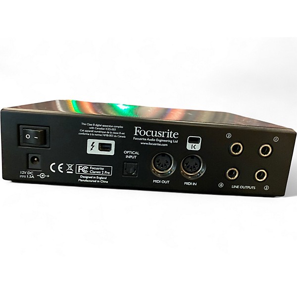 Used Focusrite Clarett 2Pre Audio Interface