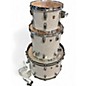 Used Ludwig 3 Piece Classic Maple WHITE MARINE PEARL Drum Kit thumbnail