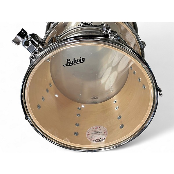 Used Ludwig 3 Piece Classic Maple WHITE MARINE PEARL Drum Kit
