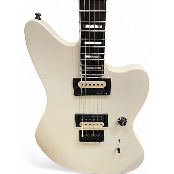 Used 2020 Fender Jim Root Signature Jazzmaster Pearl White Solid Body Electric Guitar