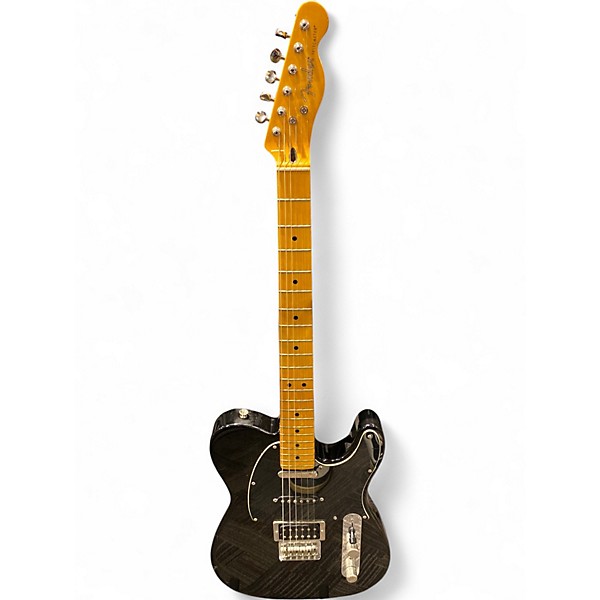 Used Fender Modern Player Telecaster Plus Charcoal Transparent Solid Body Electric Guitar