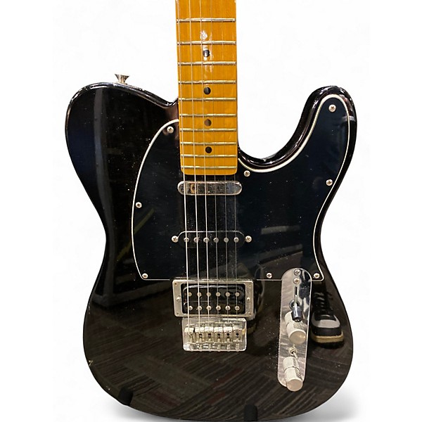 Used Fender Modern Player Telecaster Plus Charcoal Transparent Solid Body Electric Guitar