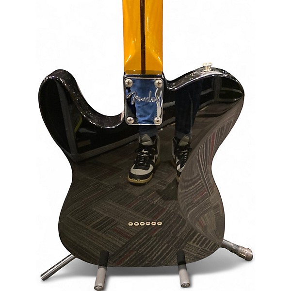 Used Fender Modern Player Telecaster Plus Charcoal Transparent Solid Body Electric Guitar