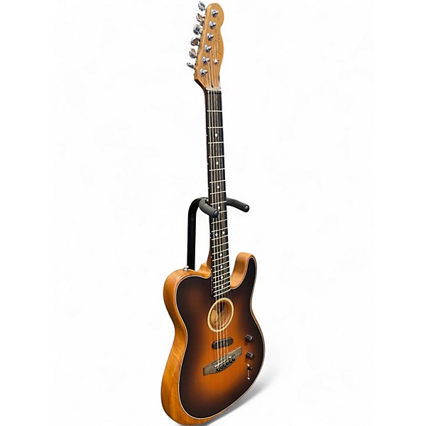 Used Fender American Acoustasonic Telecaster 2 Color Sunburst Acoustic Electric Guitar