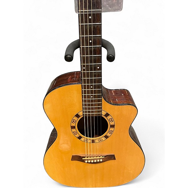 Used Ibanez A100E Natural Acoustic Electric Guitar