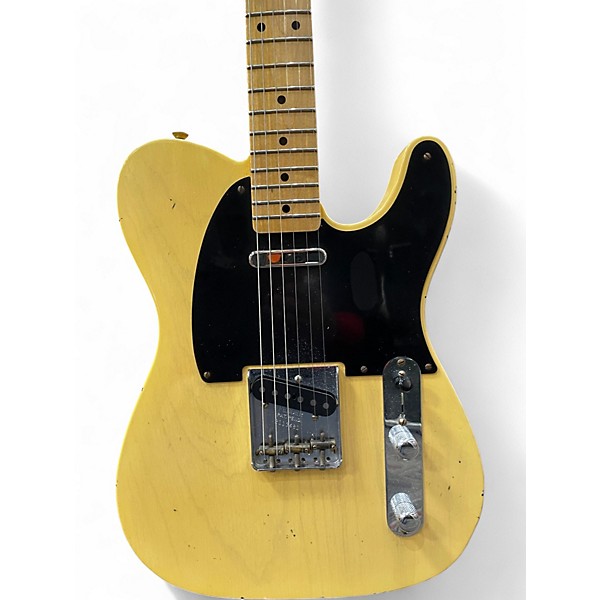 Used 2021 Fender CUSTOM SHOP '52 TELECASTER JOURNEYMAN NOCASTER BLONDE Solid Body Electric Guitar
