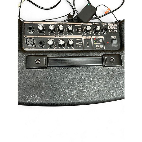 Used Roland AC33 30W Stereo Acoustic Guitar Combo Amp