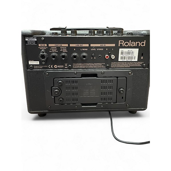 Used Roland AC33 30W Stereo Acoustic Guitar Combo Amp