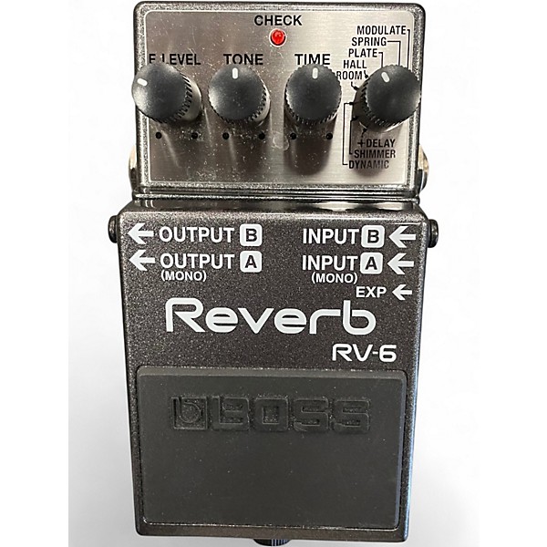 Used BOSS RV6 Digital Reverb Effect Pedal