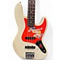 Used 2002 Fender Standard Jazz Bass Antique White Electric Bass Guitar