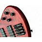 Used Schecter Guitar Research Stiletto Custom 4 String Satin Red Electric Bass Guitar