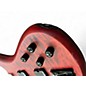 Used Schecter Guitar Research Stiletto Custom 4 String Satin Red Electric Bass Guitar