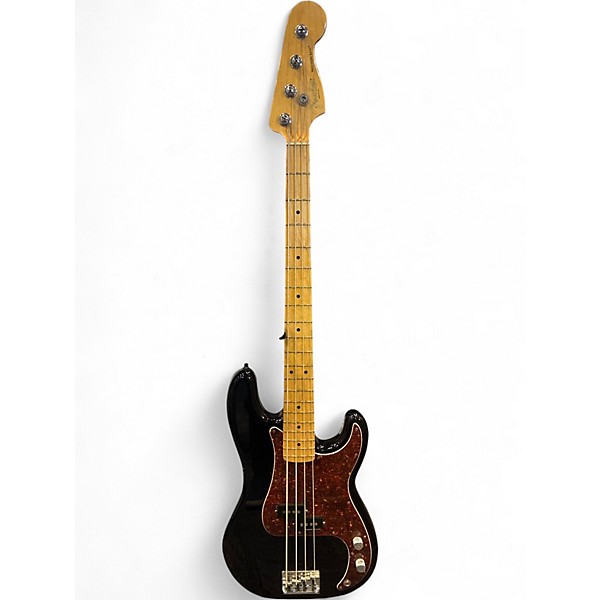 Used Fender American Standard Precision Bass Black Electric Bass Guitar