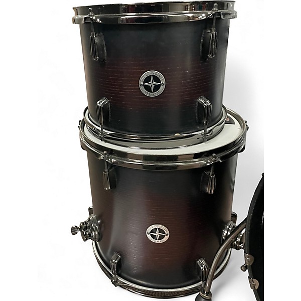 Used Bucks County 3 Piece PRIME SERIES Tobacco Sunburst Drum Kit