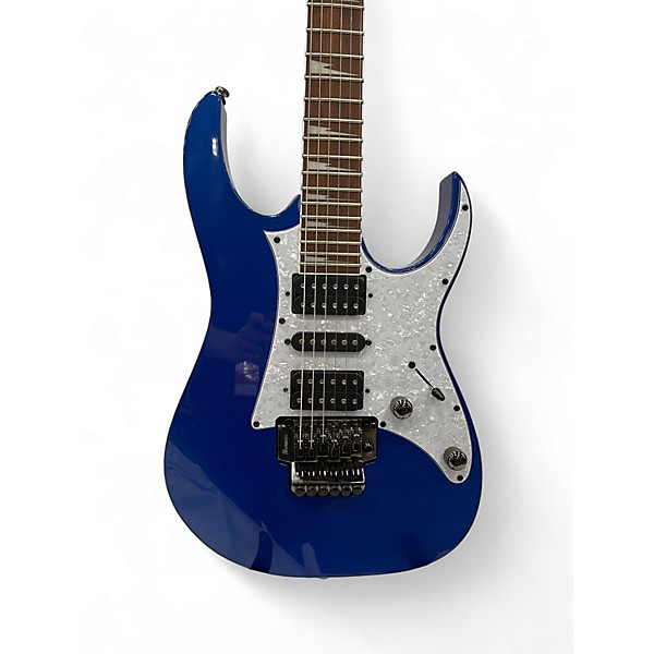 Used 2021 Ibanez RG450DX Starlight Blue Solid Body Electric Guitar