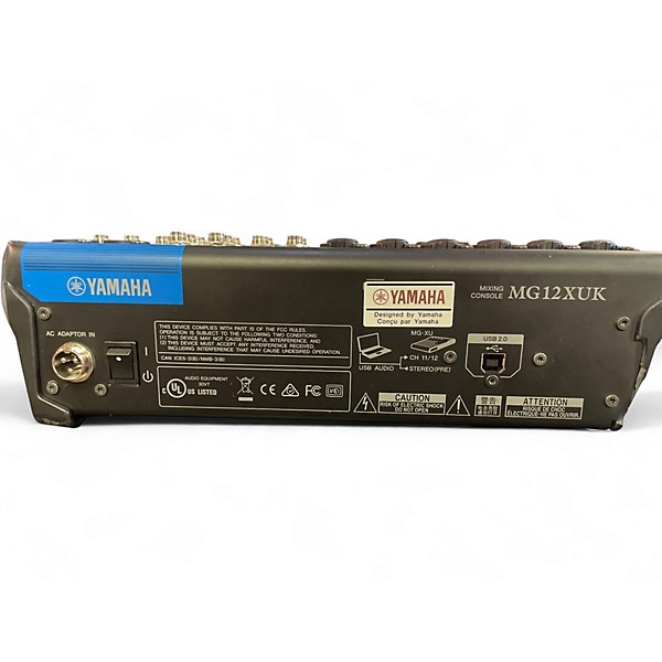 Used Yamaha MG12XUK Unpowered Mixer