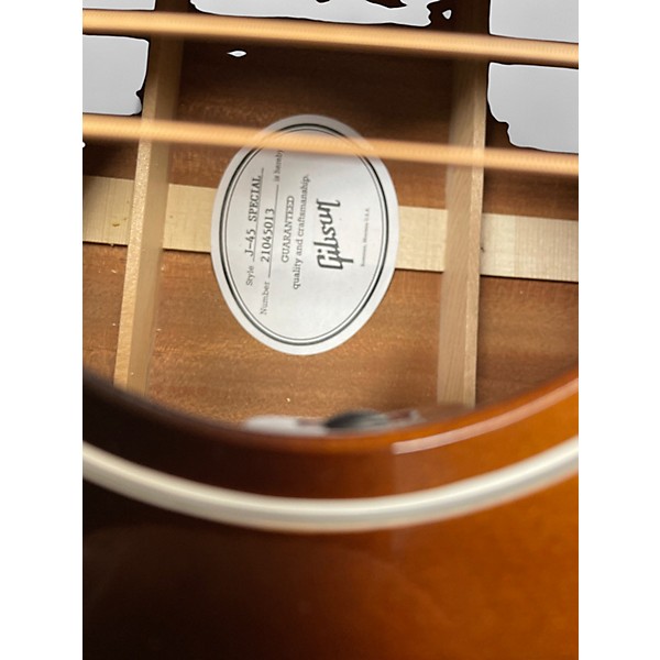 Used Gibson J45 Special Vintage Sunburst Acoustic Guitar