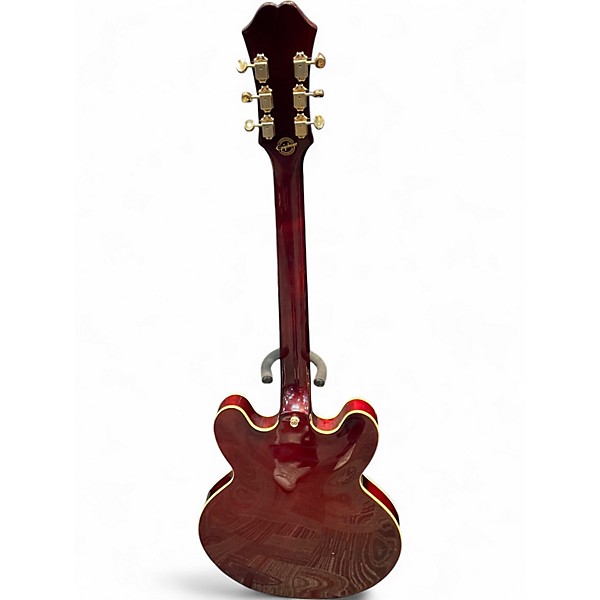 Used Epiphone Riviera P93 Wine Red Hollow Body Electric Guitar