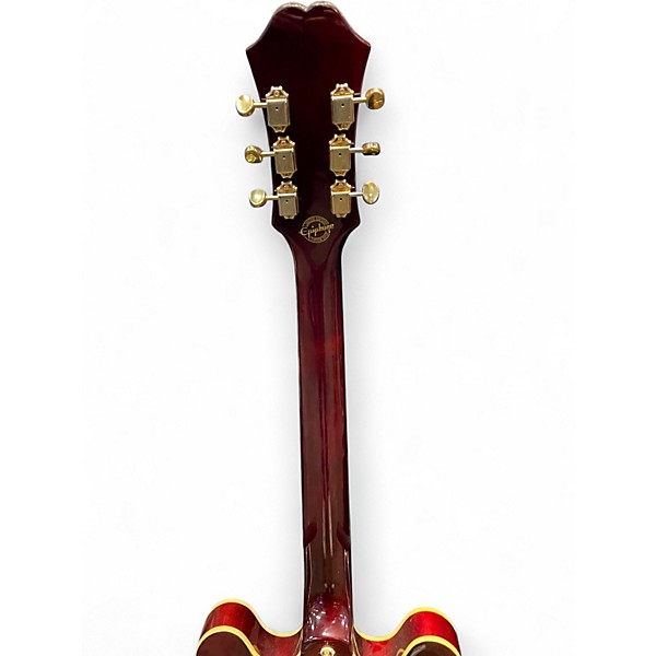 Used Epiphone Riviera P93 Wine Red Hollow Body Electric Guitar