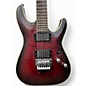 Used Schecter Guitar Research C1 Floyd Rose Platinum Crimson Red Trans Solid Body Electric Guitar