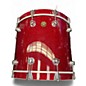 Used DW 4 Piece Collector's Series Jazz Red Sparkle Drum Kit