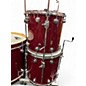 Used DW 4 Piece Collector's Series Jazz Red Sparkle Drum Kit