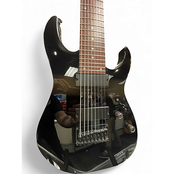 Used 2018 Ibanez  RG8 BLACK Solid Body Electric Guitar