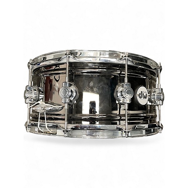 Used DW 6.5X14 Design Series Snare BLACK NICKEL OVER BRASS Drum