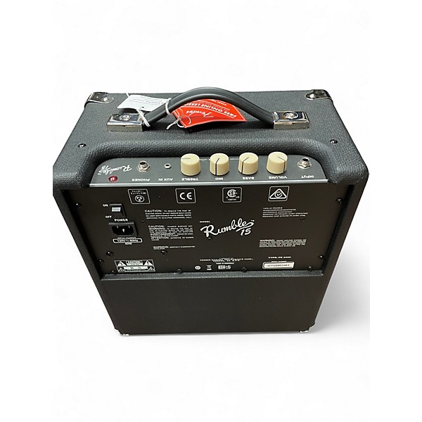Used Fender Rumble 15 15W 1X8 Bass Combo Amp