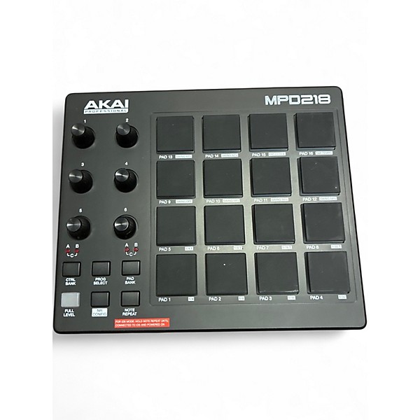 Used Akai Professional MPD218 MIDI Controller