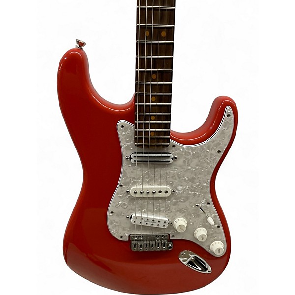 Used Fender AMERICAN PRO II GT11 STRATOCASTER Fiesta Red Solid Body Electric Guitar