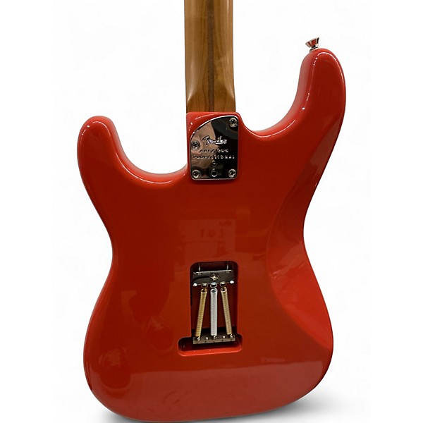 Used Fender AMERICAN PRO II GT11 STRATOCASTER Fiesta Red Solid Body Electric Guitar