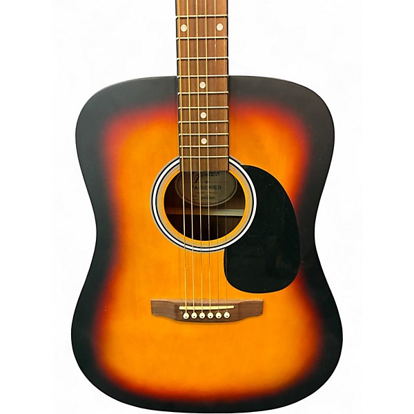 Used Fender FA25 3 Color Sunburst Acoustic Electric Guitar