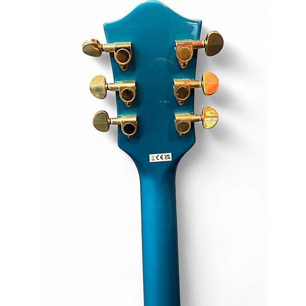 Used Gretsch Guitars g2410tg Turquoise Hollow Body Electric Guitar