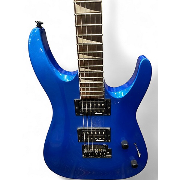 Used Jackson JS22 Dinky Blue Solid Body Electric Guitar